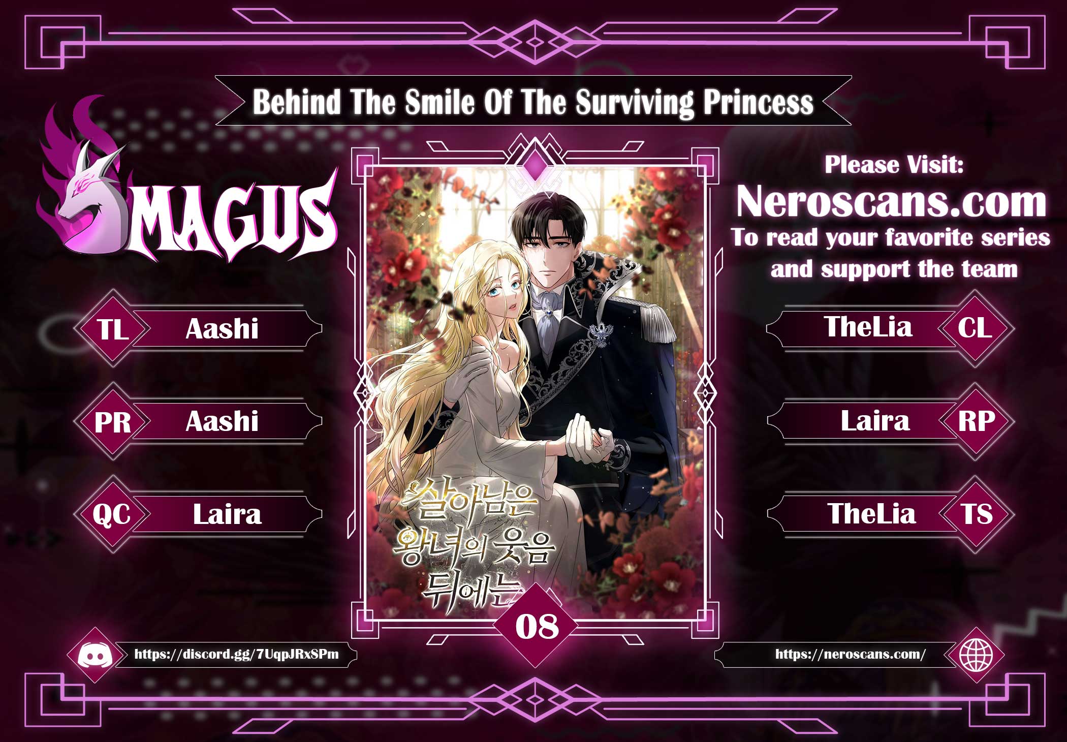 Beneath the Surviving Princess Joyful Facade Chapter 8 - Page 1